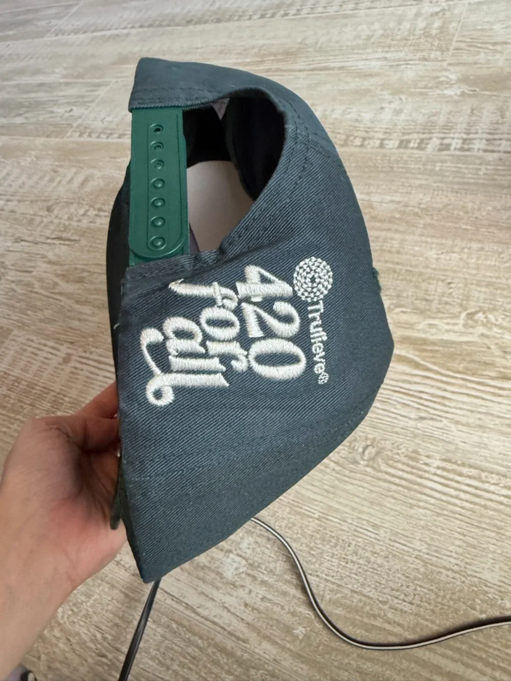 Black 'Blaze The Day 420' Embroidered Baseball Cap